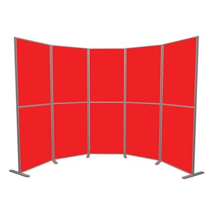 Lightweight Panel and Pole 10 Panels Vertical