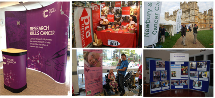 Five Top Charity Displays