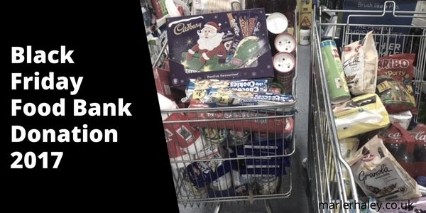 Black Friday Food Bank Donation 2017