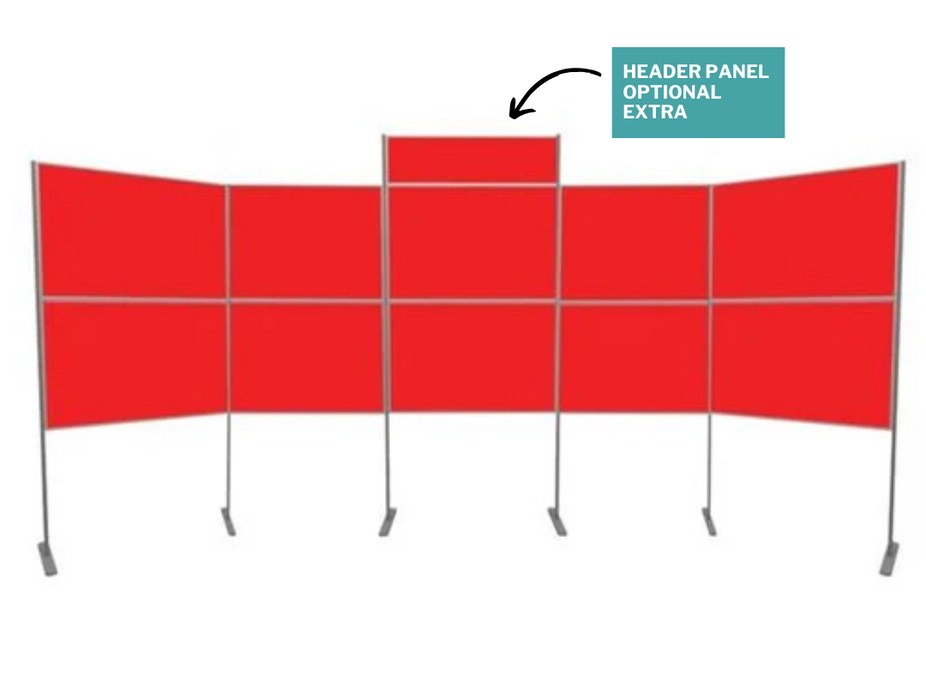 10 Panel Lightweight Pole and Panel Kit