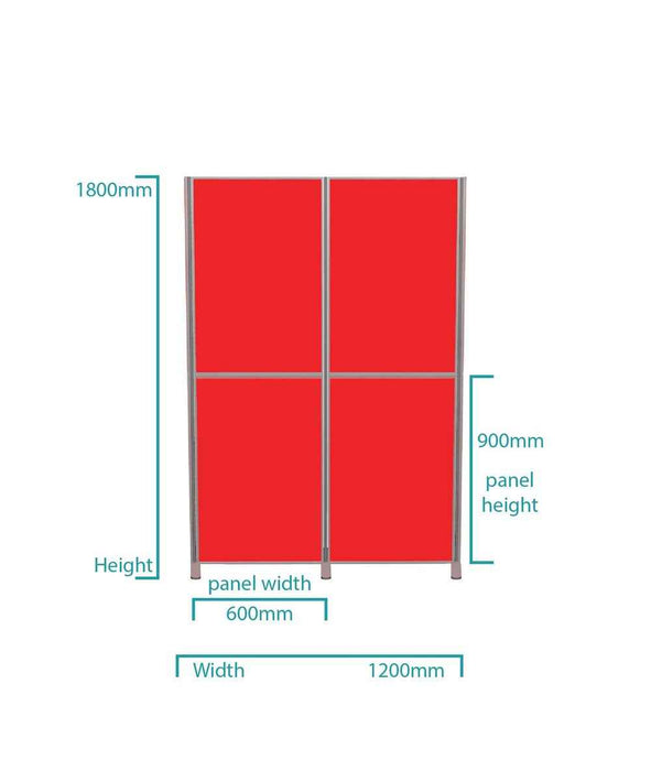4 Panel Lightweight Pole and Panel Kit