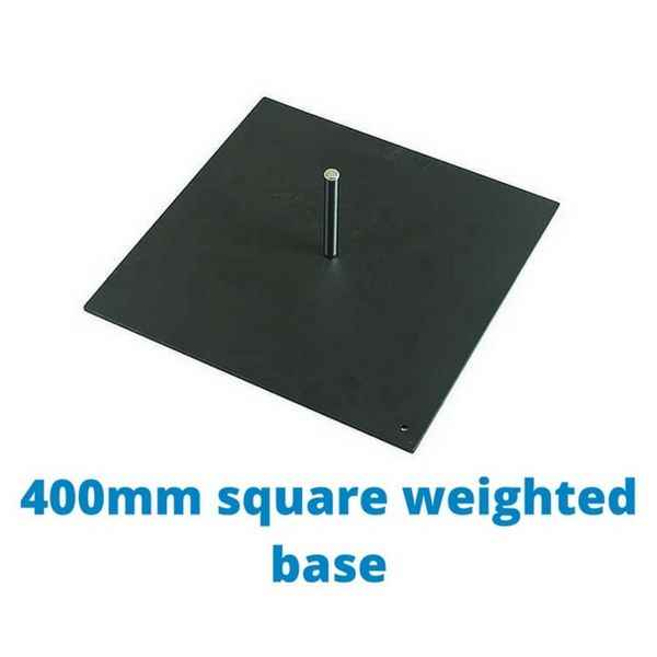 400mm Weighted Square Base (indoor)