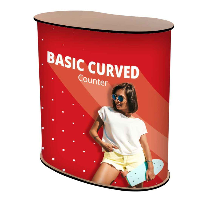 Basic Curved Exhibition Counter