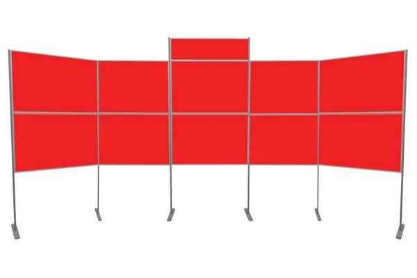 10 Panel Lightweight pole and panel kit