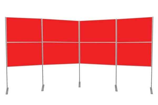 8 Panel lightweight pole and panel kit