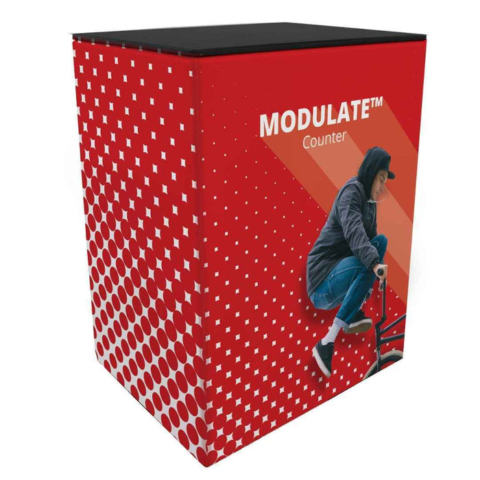 Magnetic Display Counter + Graphic Wrap + Internal Shelf