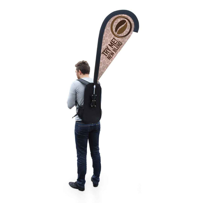 Teardrop Promotional Backpack Street Flag