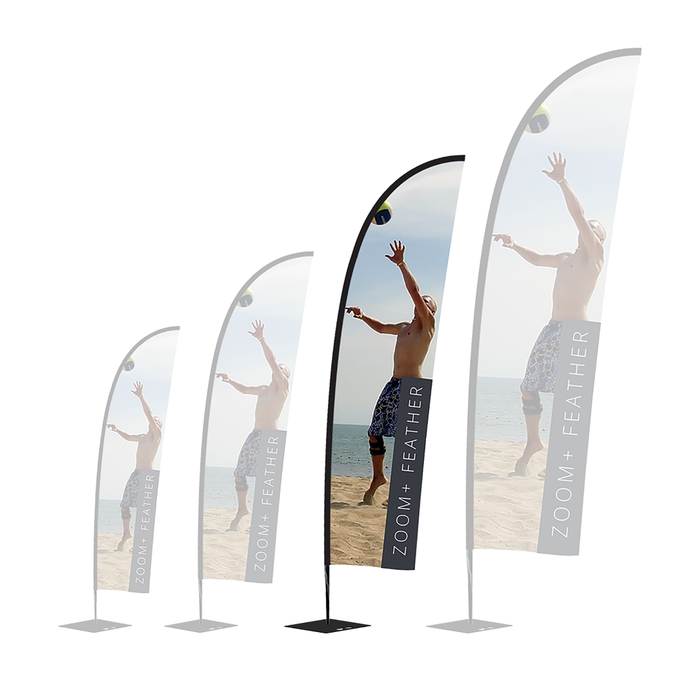 Large Feather Flag - 4m