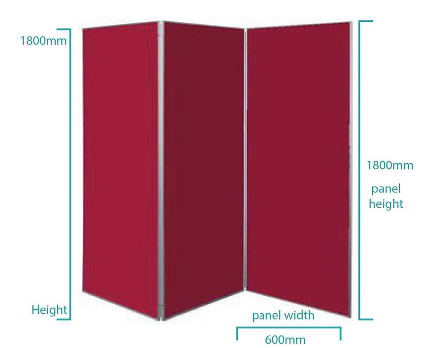 Large 3 Panel Display Board