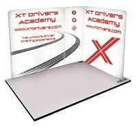 Modulate™ 3m x 2m L Shaped Fabric Display (2400mm high)