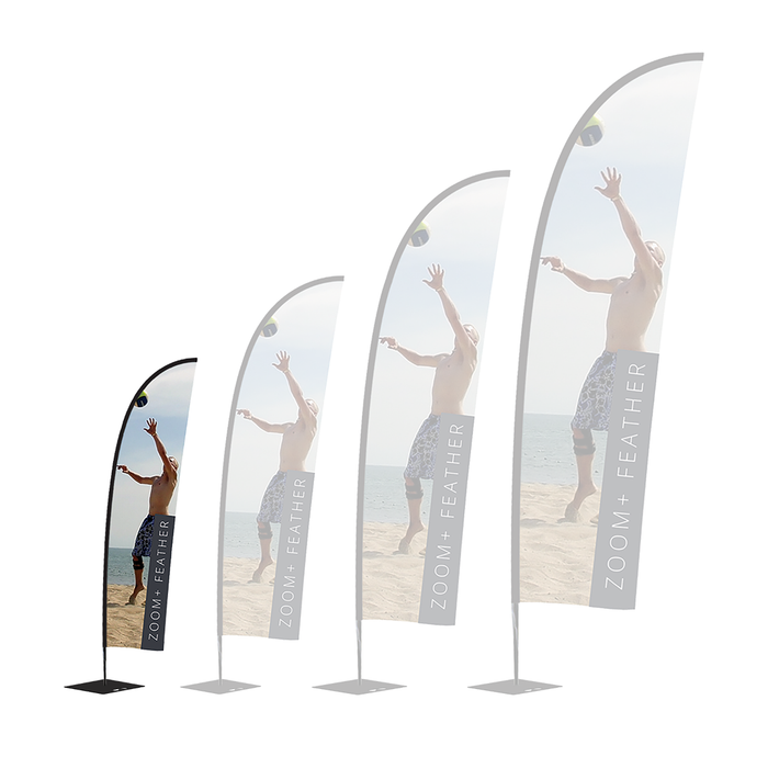 Small Feather Flag - 2.6m