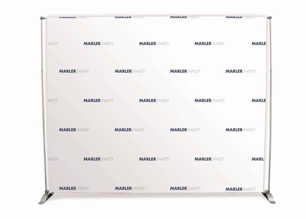 3m Step and Repeat Banner & Frame - Fabric Graphic