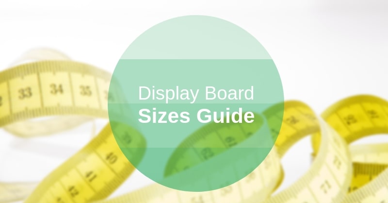 Display Board Sizes & Dimensions Guide | Marler Haley