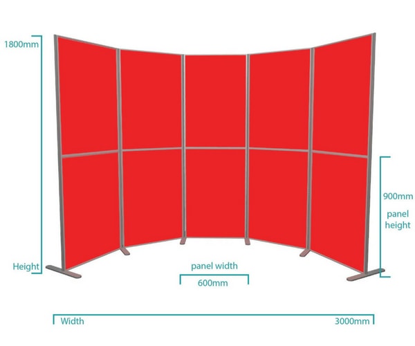 10 Panel Lightweight Pole and Panel Kit