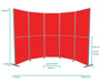 10 Panel Lightweight Pole and Panel Kit