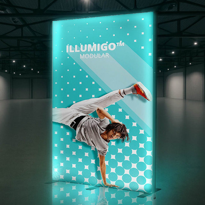 iLLUMiGO™ Modular Lightbox Display System (2380mm High)