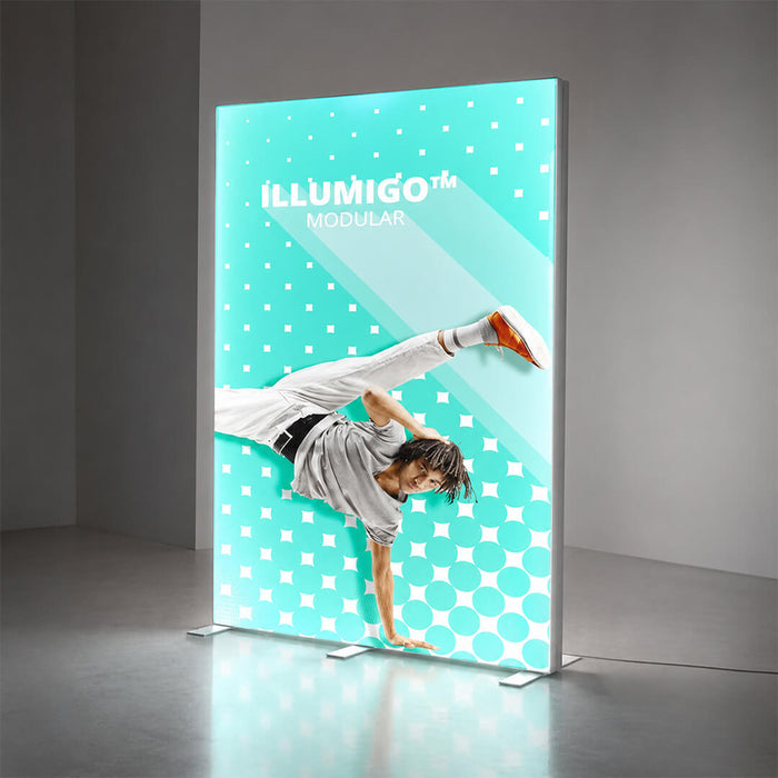 iLLUMiGO™ Modular LED Lightbox – 2.38m High Backlit Display
