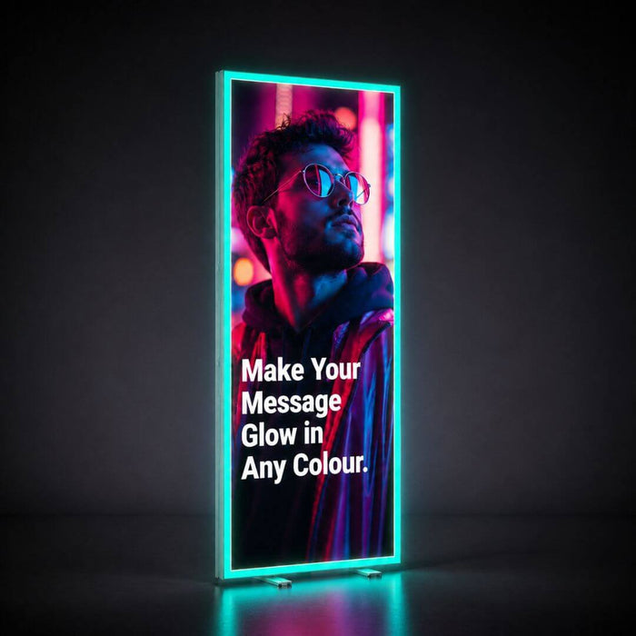 1x2.5m Glow Edge LED Lightbox