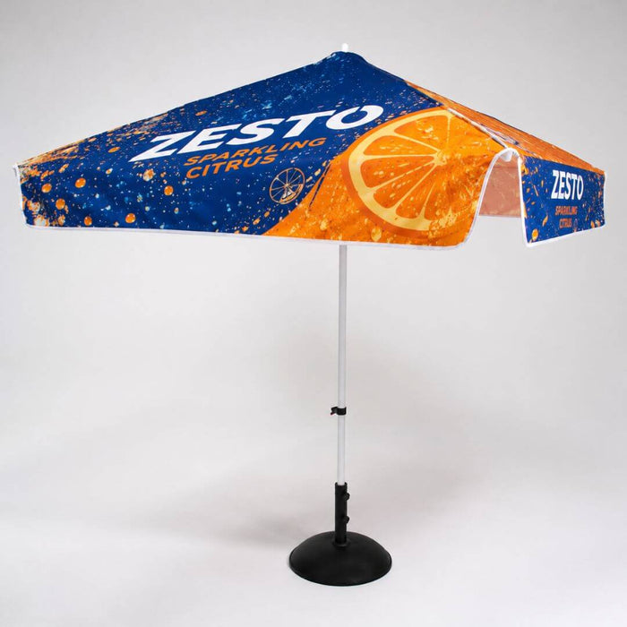 Printed 2m Square Parasol | Aluminium Frame