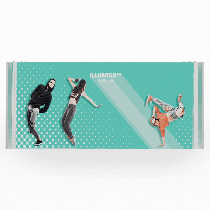 2x6m iLLUMiGO™ LED Lightbox Modular Exhibition Stand Shell Scheme