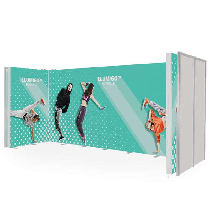 2x6m iLLUMiGO™ LED Lightbox Modular Exhibition Stand Shell Scheme