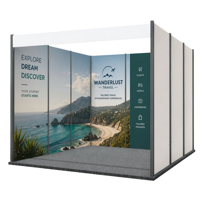 3m x 3m Shell Scheme Graphics (3 sides)