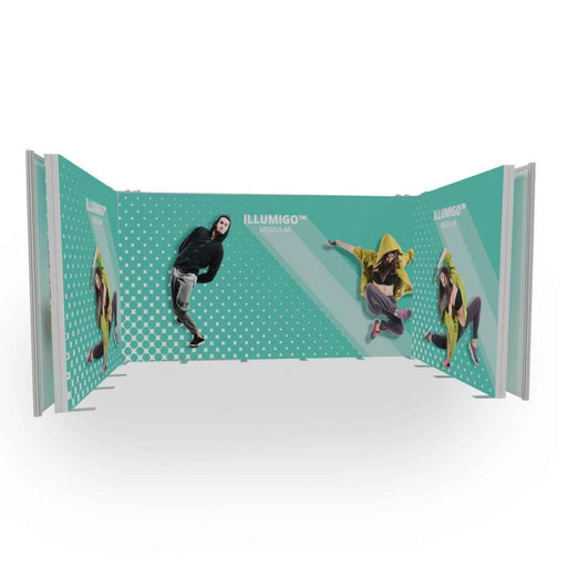 2x6m iLLUMiGO™ LED Lightbox Modular Exhibition Stand Shell Scheme