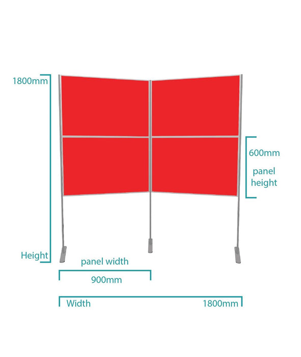 4 Panel Lightweight Pole and Panel Kit