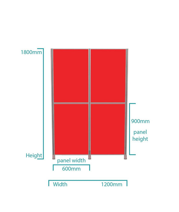 4 Panel Lightweight Pole and Panel Kit