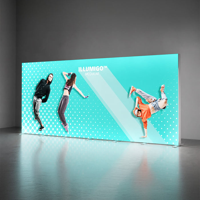 iLLUMiGO™ Modular LED Lightbox – 2.38m High Backlit Display