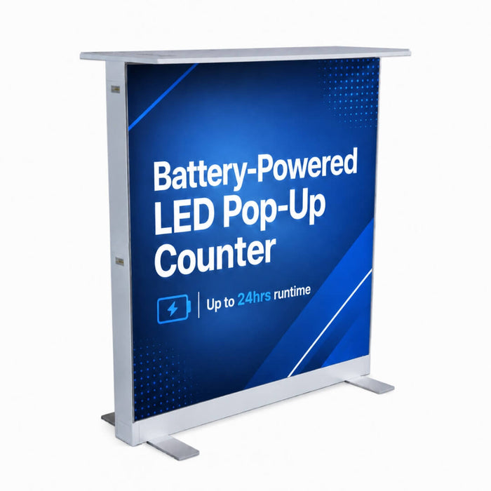 Battery-Powered LED Pop-Up Counter