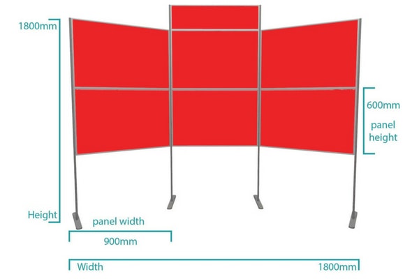 6 Panel Lightweight Pole and Panel Kit