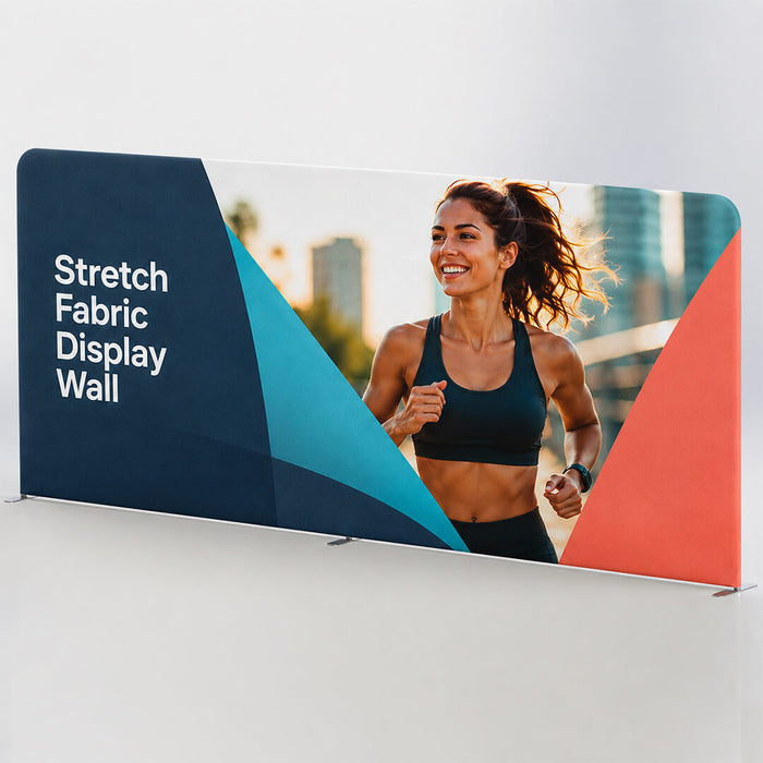 Stretch Fabric Display Wall - Straight