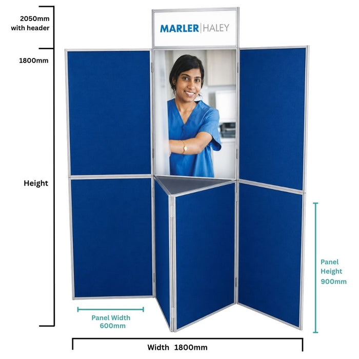 7 Frame Kit Folding Display Board System