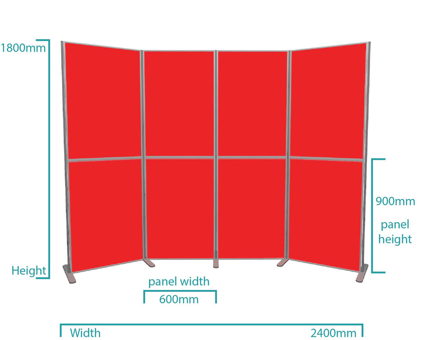 8 Panel Lightweight Pole and Panel Kit