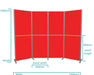 8 Panel Lightweight Pole and Panel Kit