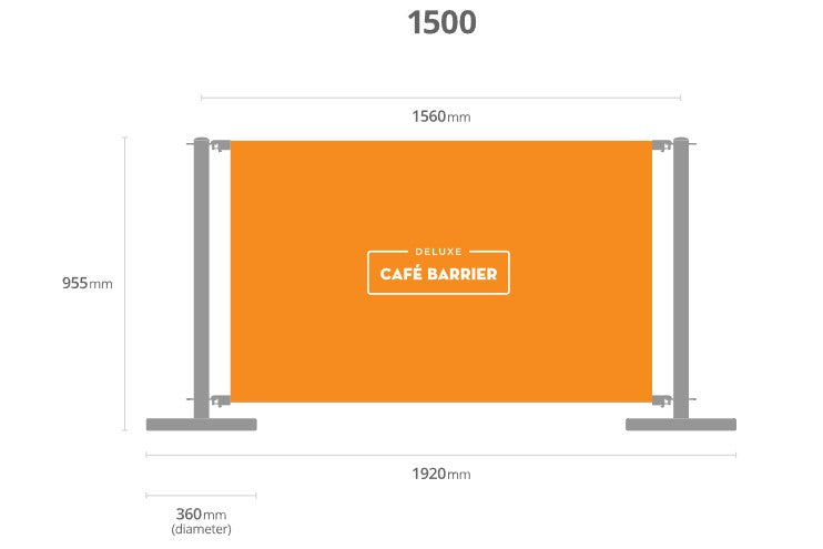 Chrome Cafe Barrier System