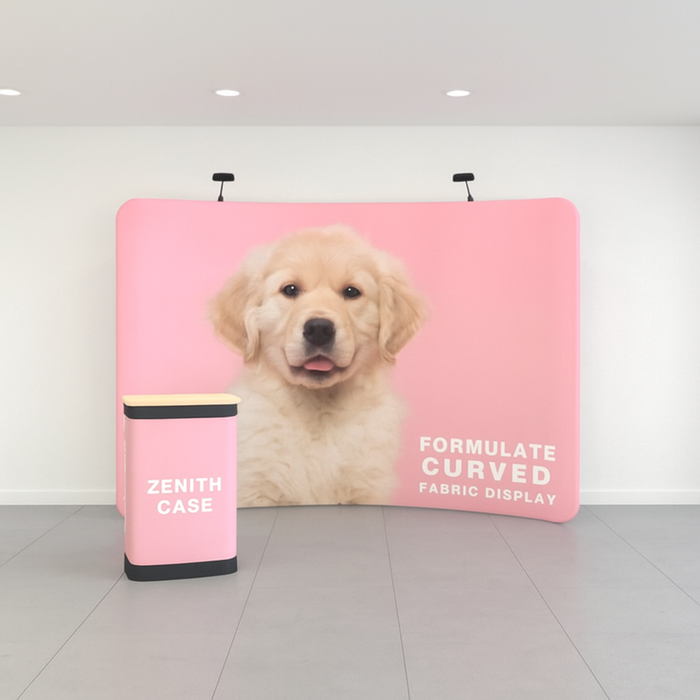 Formulate Curved Tension Fabric Display Bundle