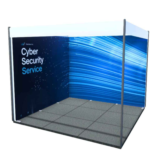 Modular Exhibition Frame FASTFRAME™ 6M² L Shaped Modular Exhibition Stand — Marler Haley