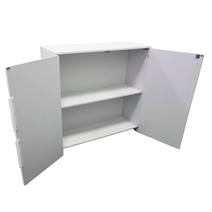 IllumiLOCK LED Lightbox Exhibition Counter view or storage with doors open