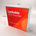 IllumiLOCK LED Lightbox Exhibition Counter 