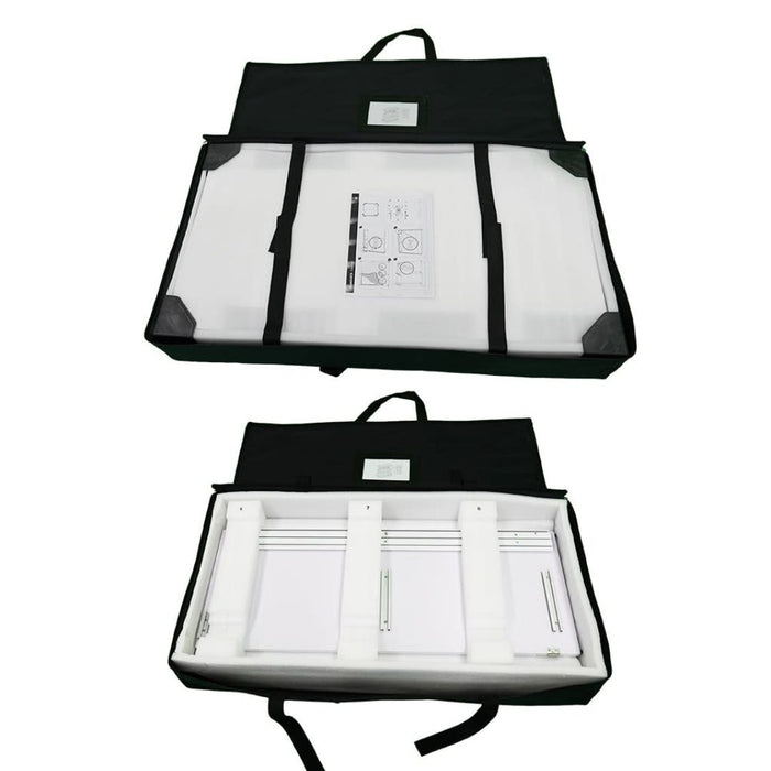 IllumiLOCK LED Lightbox Exhibition Counter  two wheeled cases
