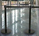 Retractable Black Pedestrian Barrier