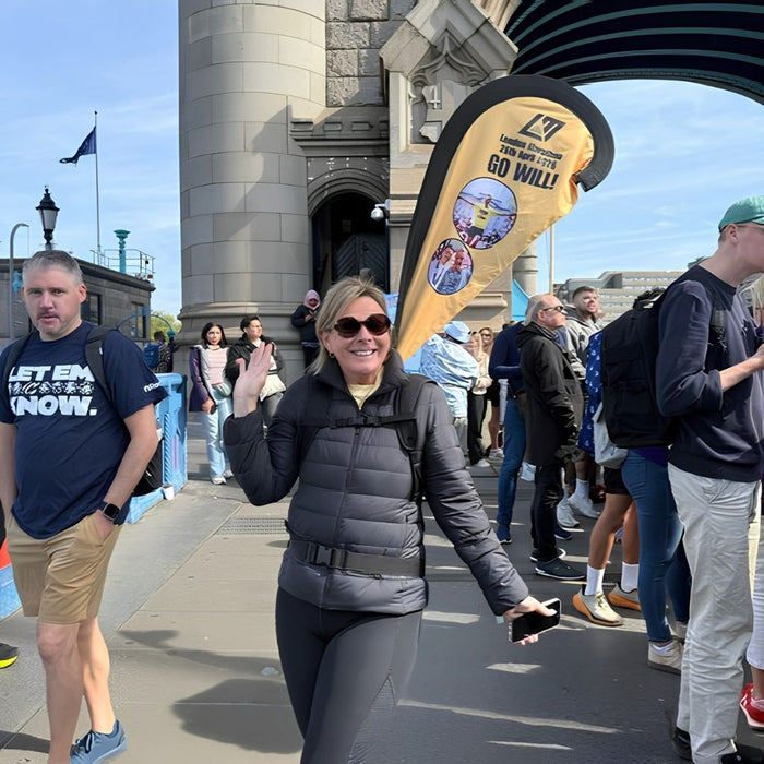 Promotional Backpack Street Flags
