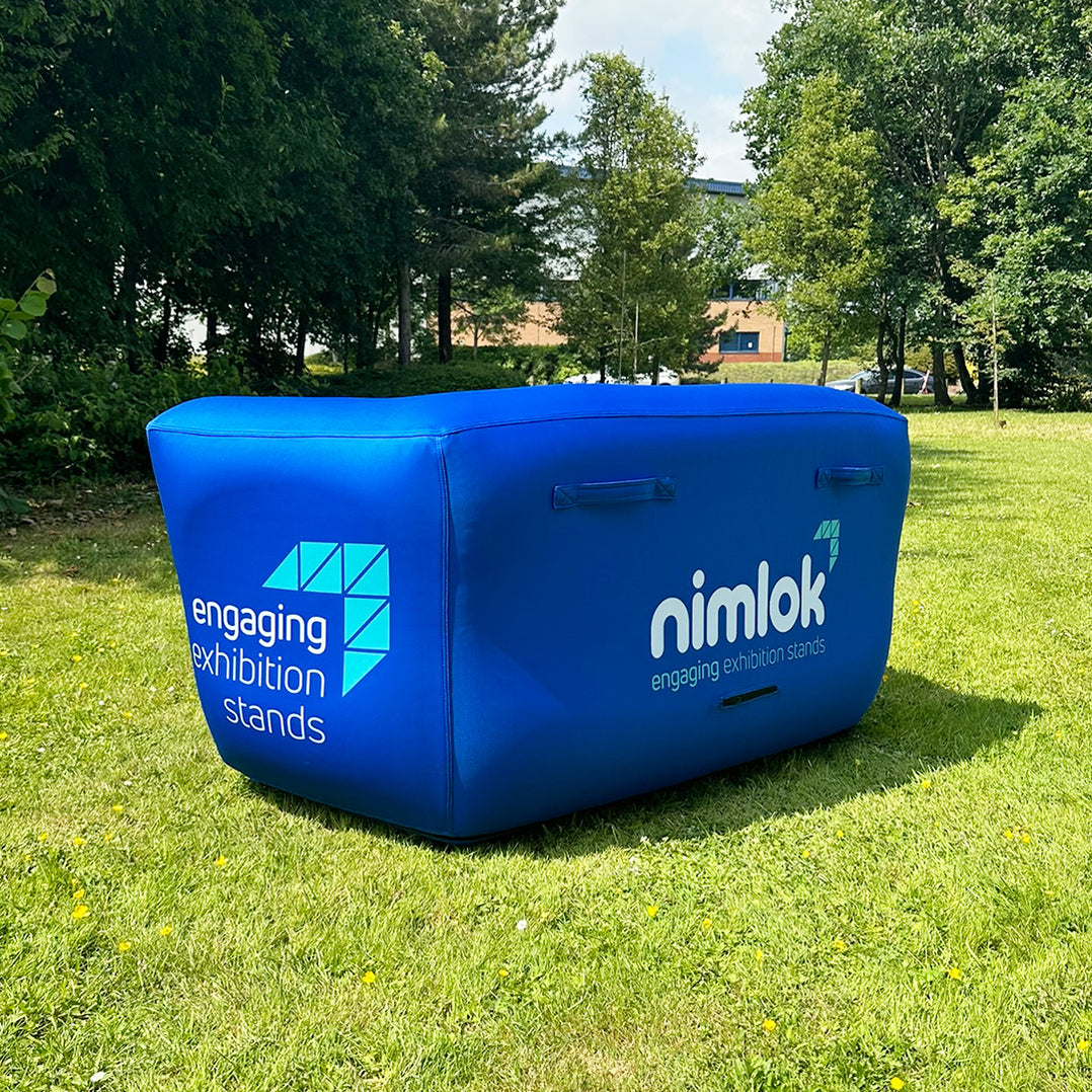 Branded Inflatable Sofa | Custom Printed Event Seating – Marler Haley