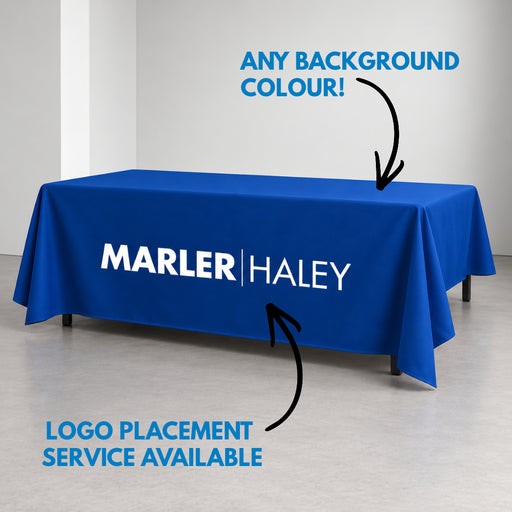 Fully Branded Rectangular Tablecloth
