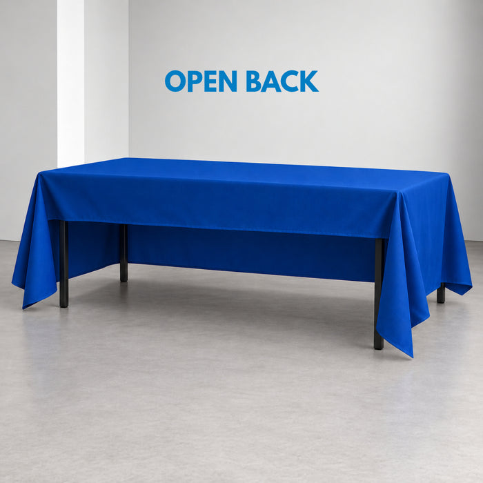 Open back - Fully Branded Rectangular Tablecloth