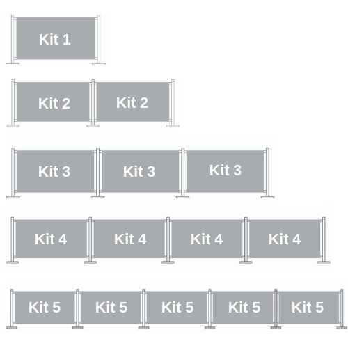 Black Cafe Barrier System