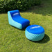 Branded Inflatable Seat and Ottoman - Marler Haley