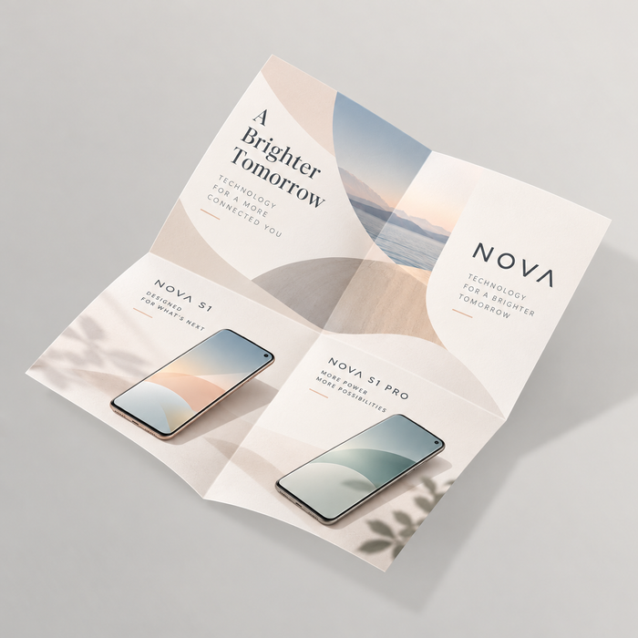Cross Fold Flyers & Leaflets
